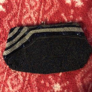 Beaded small clutch. Good condition